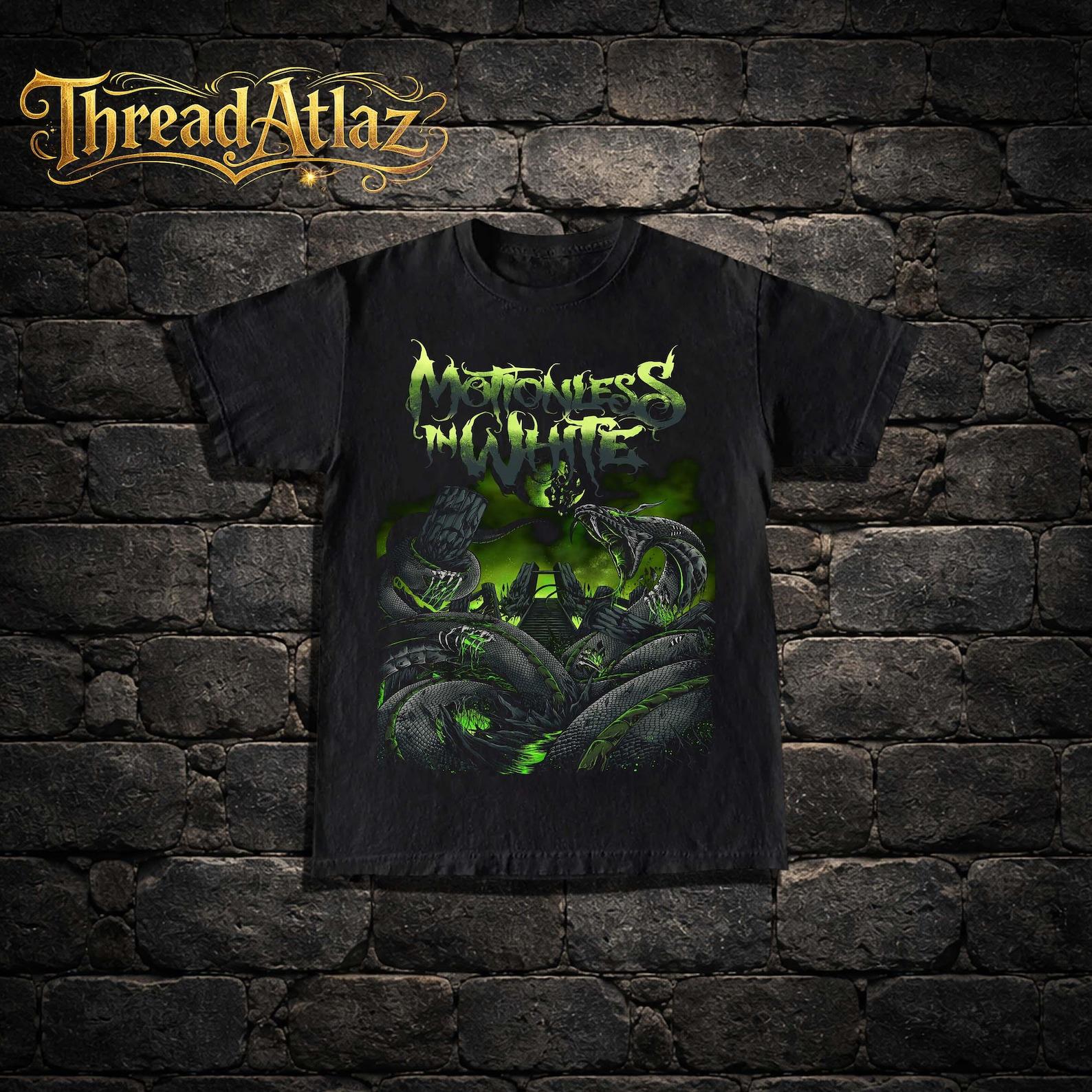 Motionless In White T-Shirt - Metal Music Shirt - Disguise Album - Another Life - Motionless In White Merch - Unisex Rocker Clothing 3XL