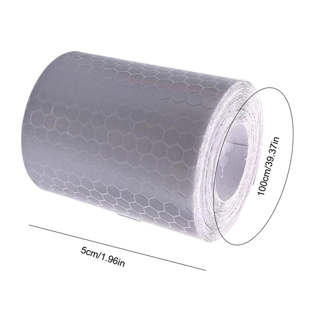 

Водонепроницаемая Светоотражающая Лента для Автомобиля Безопасная Светоотражающая Полоса Наклейки Дорожная Предупреждающая Защитная Лента Полоса Для DIY Велосипедного Декора белый