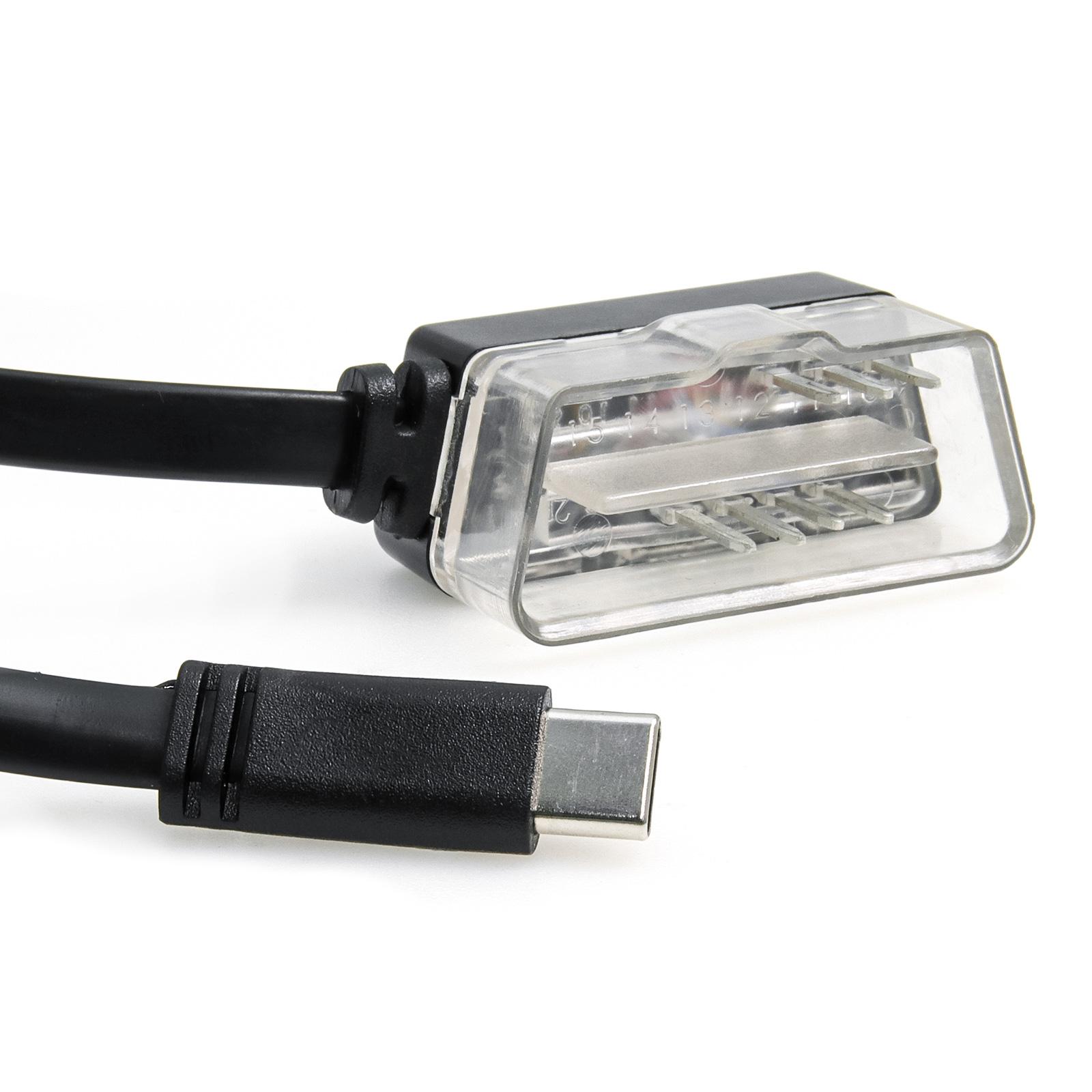 

OBD Head Up Display Cable Wire OBD2 Car Wire Cable 1700 MM Universal For Car Heap Up Display OBD 2 USB Connect Cable For HUD