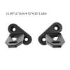 2PCS Steel A Column Light Holders For 07 17 SUV Models Direct Fit Easy Installation