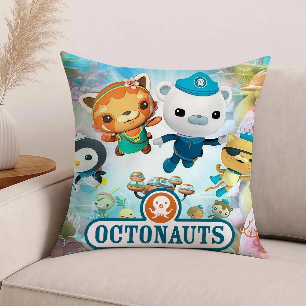 Cartoon O-Octonauts Pillow Case Office Cushions Suitable For Sofa Car Bedroom Decorative Cushion Cover