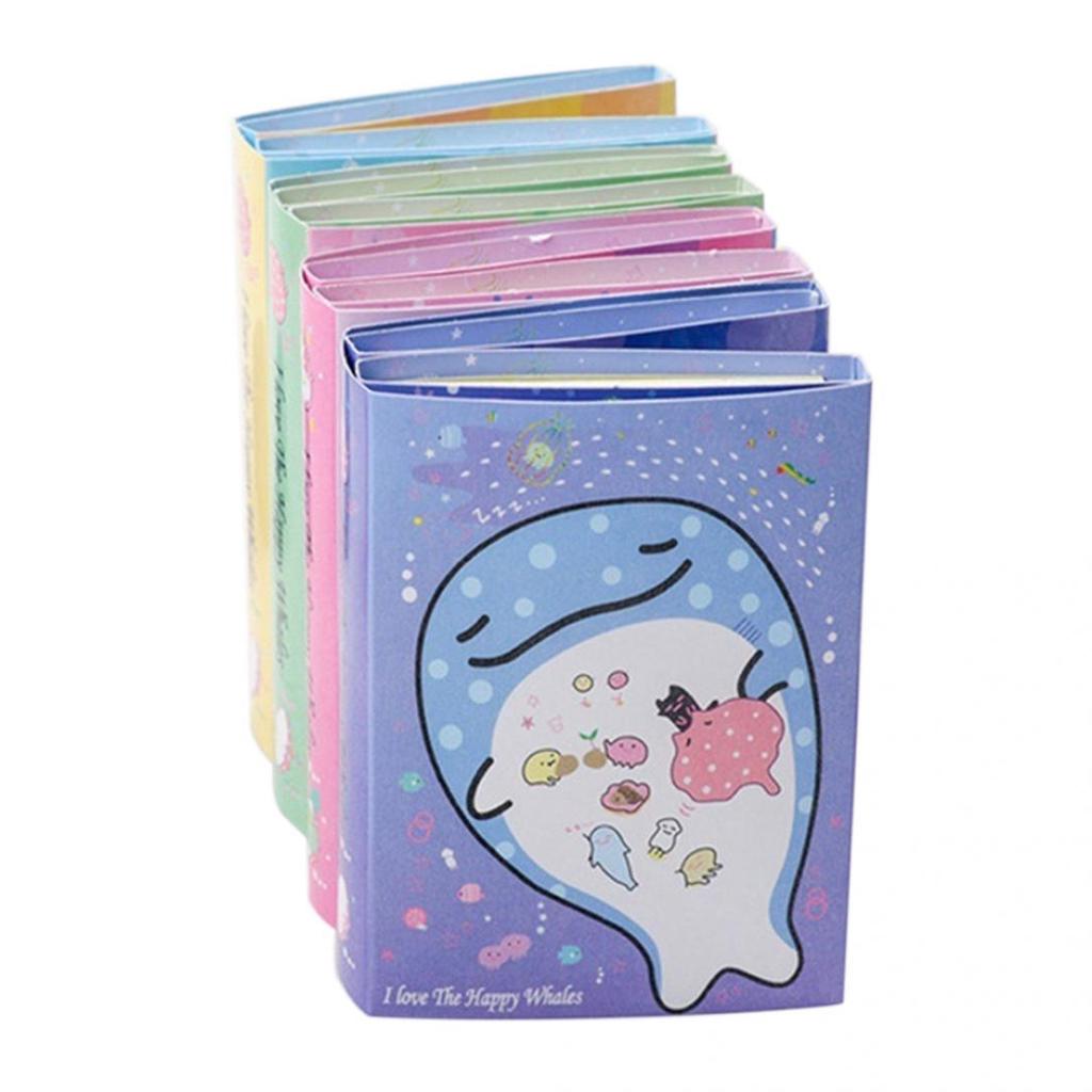 Cute Bookmark Gift Whale Foldable Sticky Notes Memo Paper Sticker