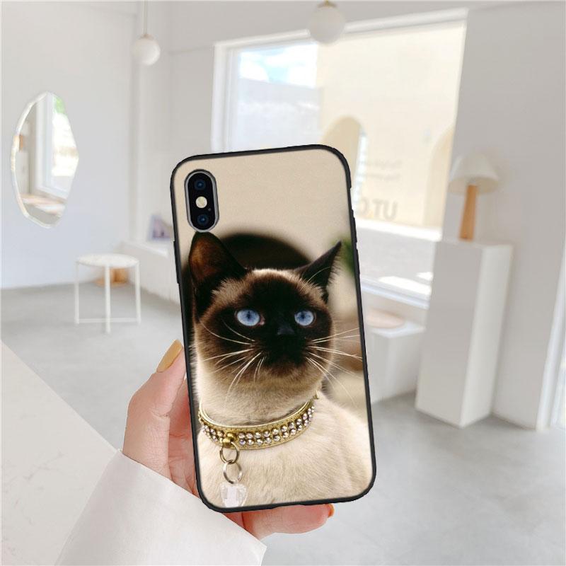 

PP22 Cute Siamese Cat Phone Case for Samsung Galaxy A11 A12 A13 A15 A52S A53 A55 A56 A70 A71 A72 A73 F06 F16 F56 S10 Plus S10e Galaxy A70