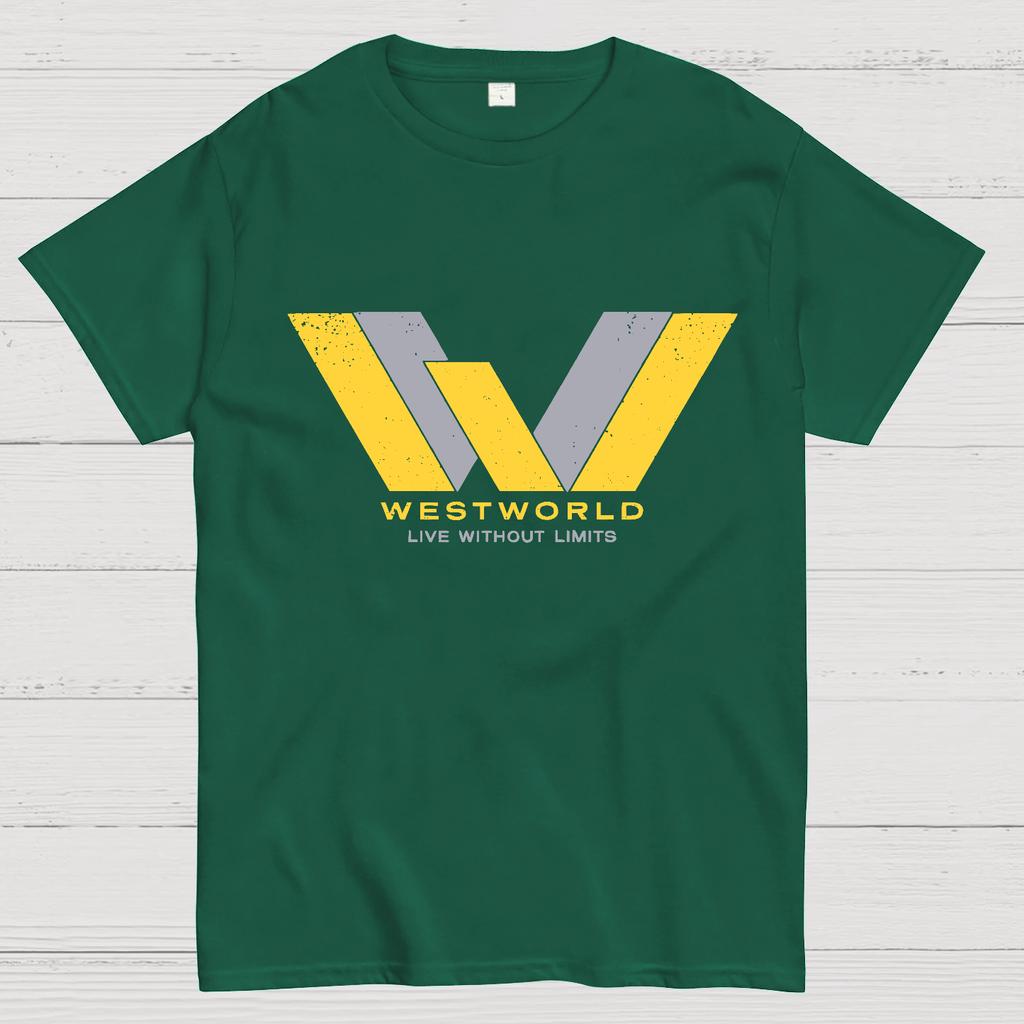Westworld Live Without Limits Limitless Cotton Summer Casual Cool Loose T-Shirt
