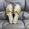 Fashion Flat Bottom Summer Retro Women Slippers Cross Strap Design Vacation Beach Shoes Trend Brand Walking Soft Leisure Ladies Slides