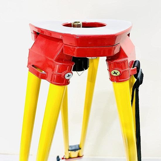 Aluminum Di-casting Single Lock Tripod For Auto level, Theodolite, Survey and Total Station, Yellow, Standard