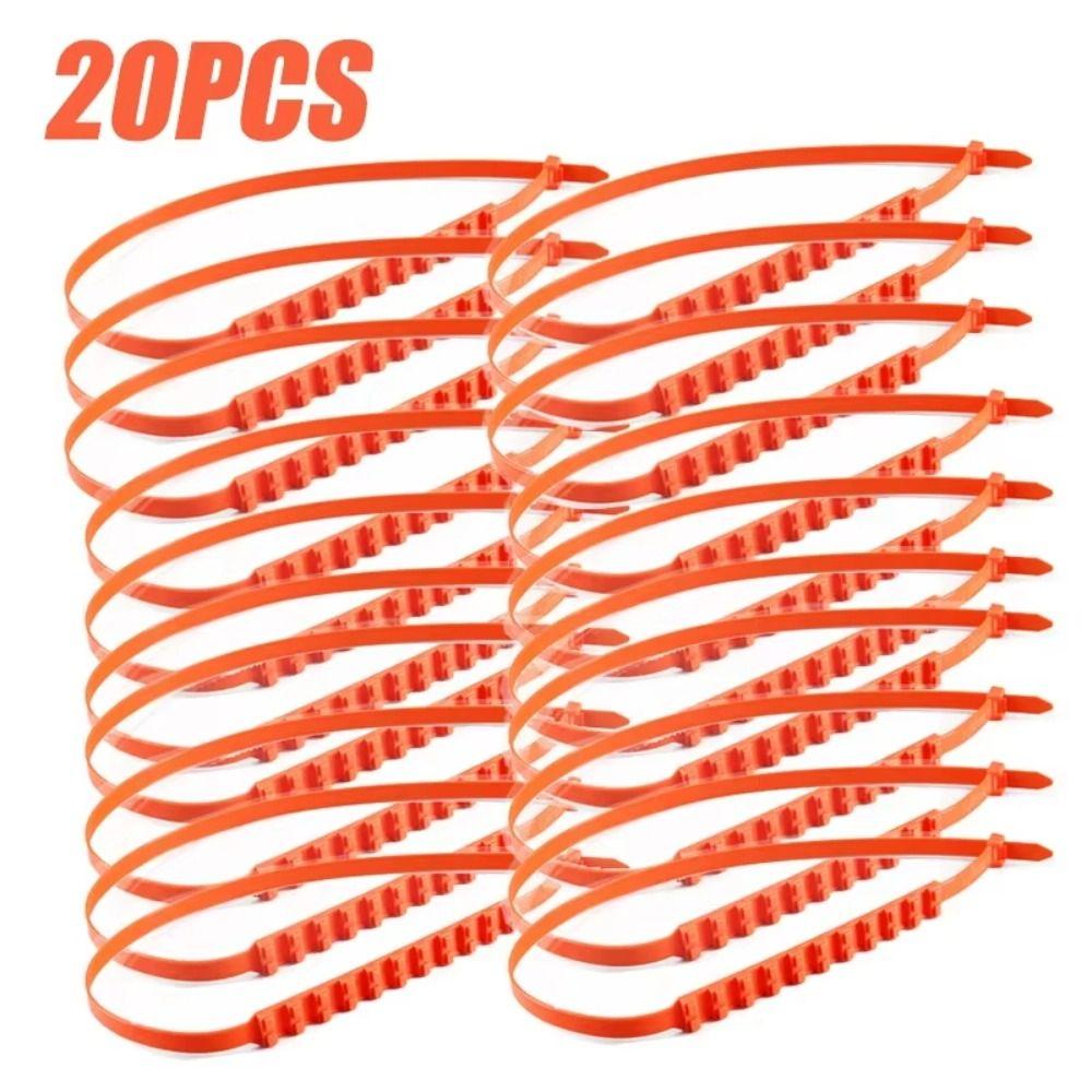 10/20Pcs Universal Car Wheels Chain Double Grooves Car Tire Strap Cable Ties Emergency