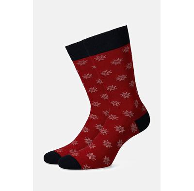 Lancerto Long Socks Snowflakes