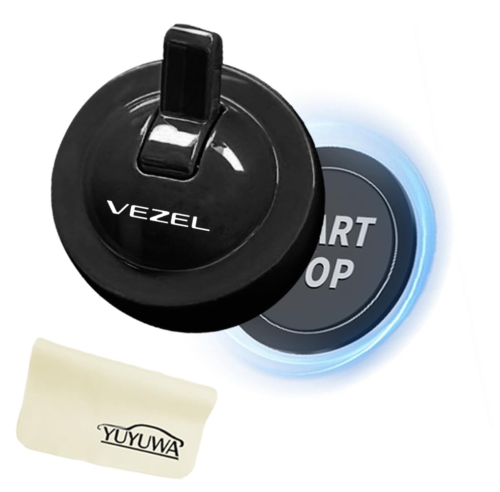 

Крышка кнопки запуска двигателя YUYUWA для Honda Vezel Инновационный и дизайнерский для DIY DIY Автомобиль Изготовлена из цинкового сплава и имеет уникальный черный дизайн Кнопка/Рычаг (RV3, RV4,