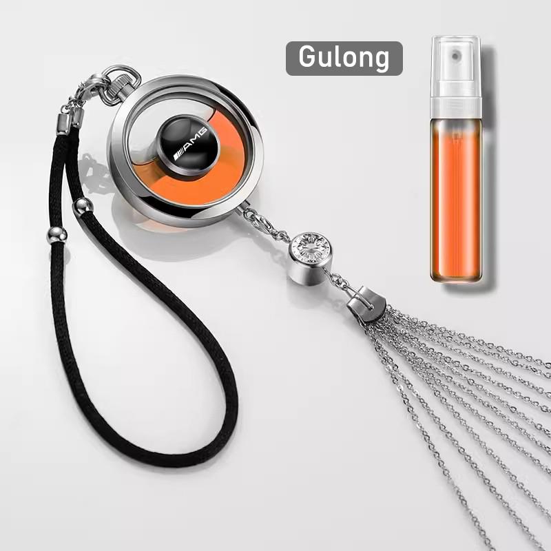 Car Logo Perfume Pendant Air Freshener Hanging Perfume Interior For Mercedes Benz A/B/C/E/S Class W206 W220 W205 W211 W212 W201 OS5