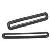 2PCS Car Door AC Outlet Vent Trim Carbon Fiber Style Replacement for Dodge Challenger 2015?2021