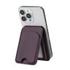 Card Sleeve for iPhone 16/15/14/13/12 for Mag-Safe Wallet Lightweight Magnetic Phone Wallet Faux Leather RFID Blocking Card Holder