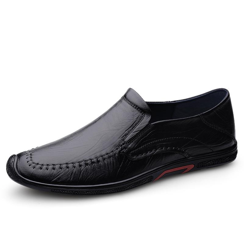 

Высококачественные деловые мокасины для мужчин, модные роскошные туфли без застежек из натуральной кожи, мужская обувь, роскошные брендовые туфли для вождения, офис 44