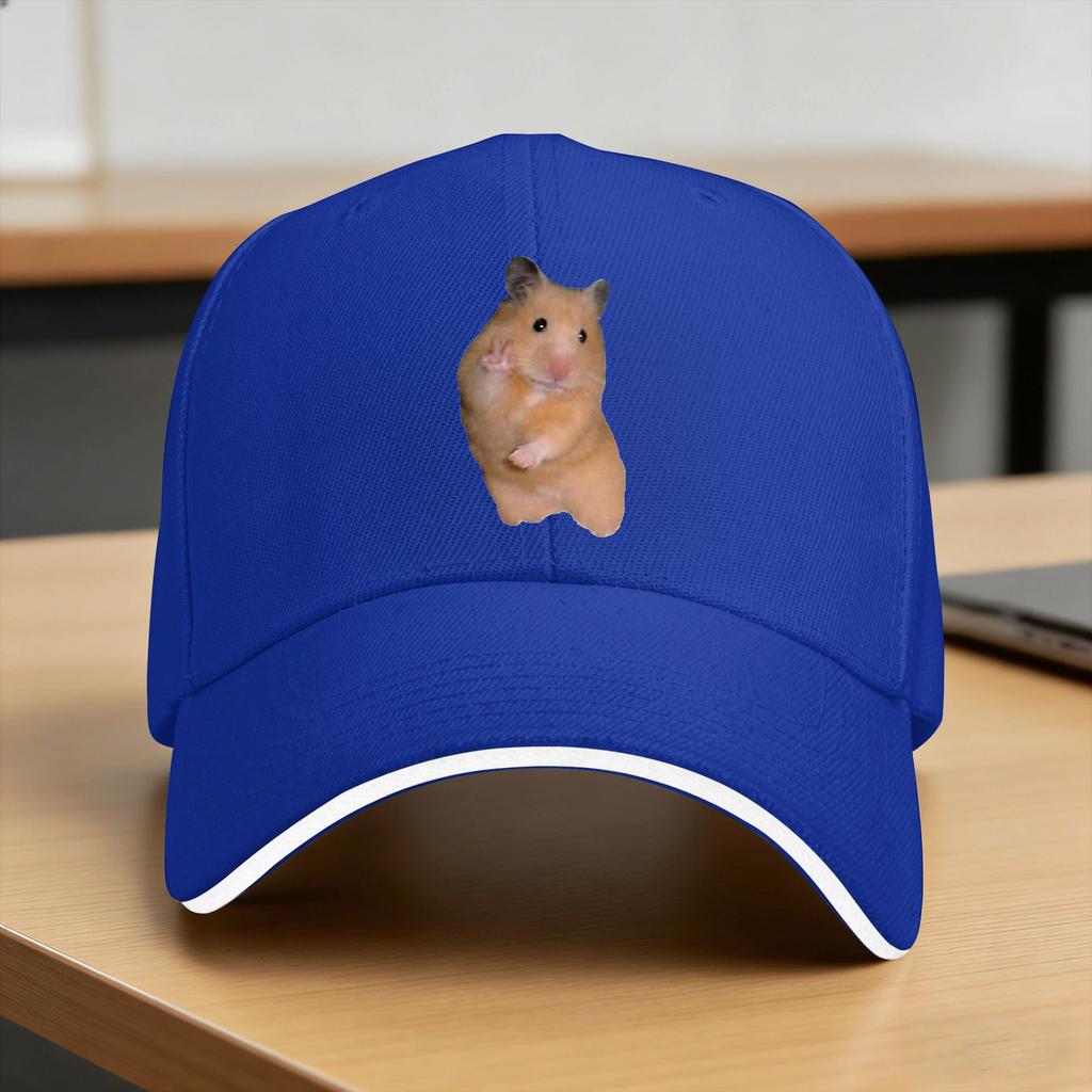 Cute Hamster MeMe Sun Baseball Cap Spring FeUnisex Unisex Design Trucker Hat Sunscreen yk Cute Outdoor Sports Baseball Caps