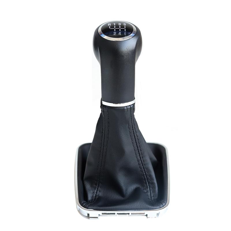 Voor Opel Zafira B 2005-2010 Schakelknop 6 Versnellingen Auto Schakelpook Hendelknop Shifter met Lederen Stofkap