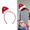 Christmas Headband Photo Props Fun Hair Hoop Bows for Party Christmas New Year