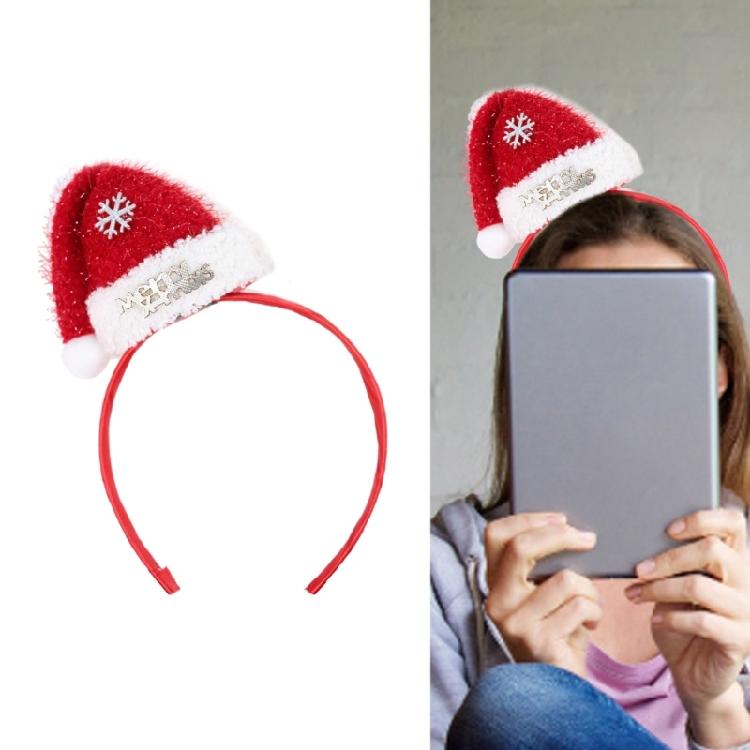 Christmas Headband Photo Props Fun Hair Hoop Bows for Party Christmas New Year