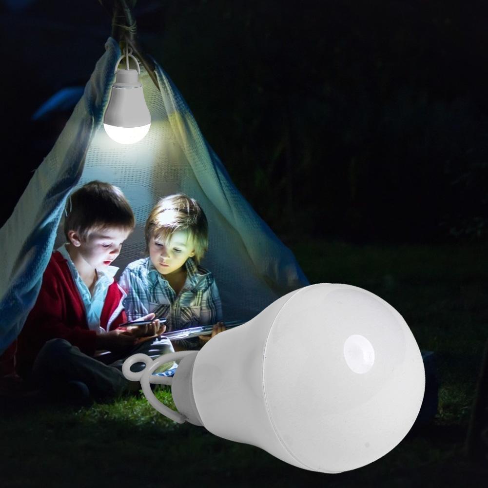 Light Mobile Power Camping Lamp LED Portable Dormitory Reading Bulb USB Cold White Energy Saving Outdoor Laptops