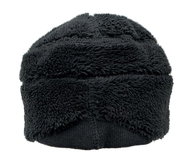 HealthKnit Boa Balloon and Stylish Free 80 Cap, Fluffy, Warm, (JP, Alphabet, Size, Black)