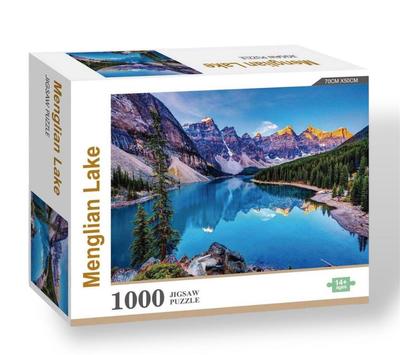 1000 Piece Puzzle - Menglian Lake, Mountain Landscape