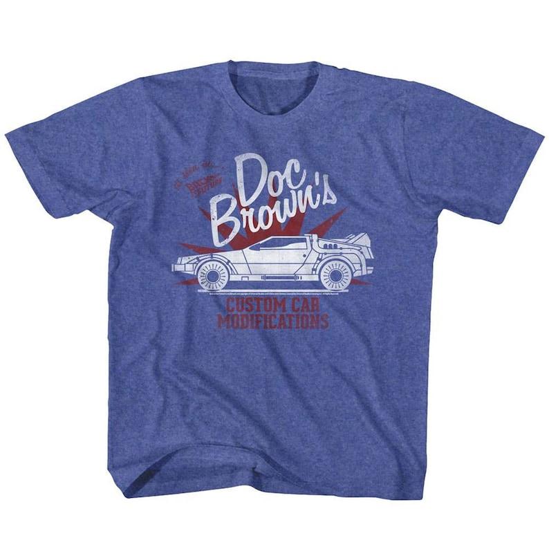 Back to the Future Doc Brown s Vintage Royal Kids T-Shirt Toddler Toddler 160
