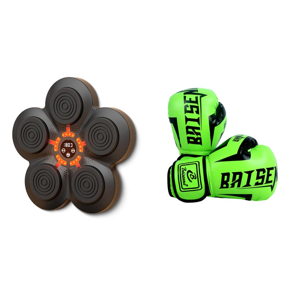 Smart Music Boxing Training Machine Boxing Practice Wall Target Bluetooth FitnessSanda Trainer with 2-5 Light Mode for Kid Ad Practical Use