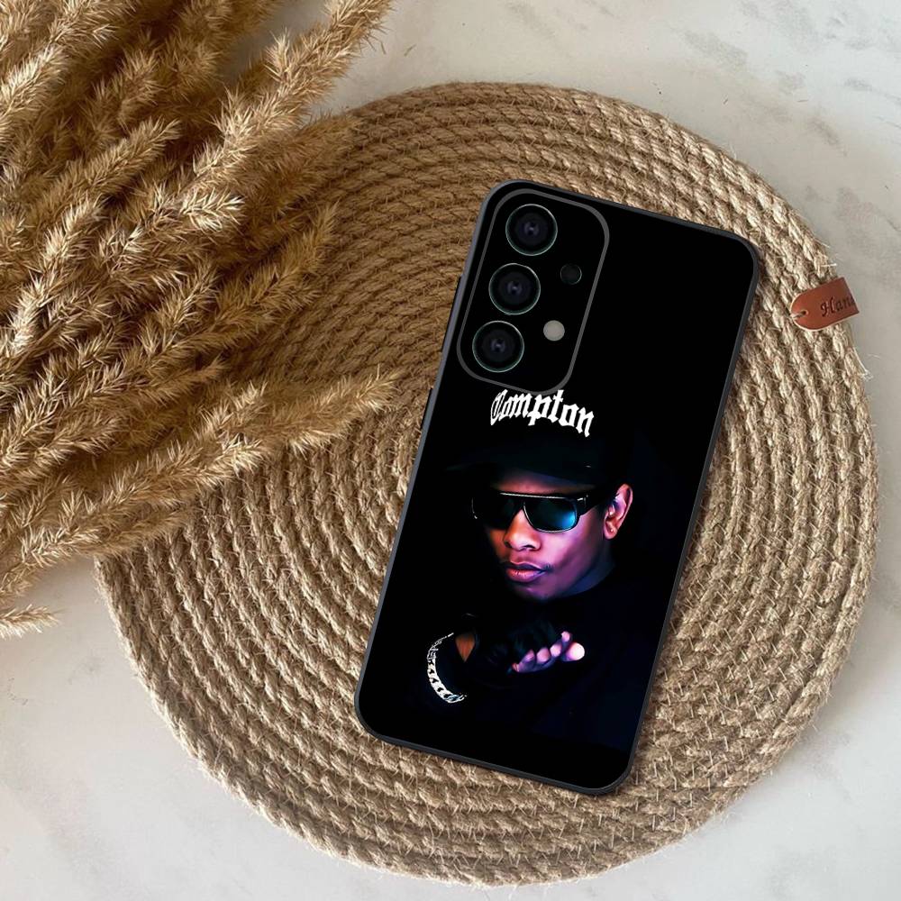 Rapper E-Eazy E Phone Case For Samsung S25,S24,S21,S22,S23,S30,Ultra,S20,Plus,Fe,Lite,Note,10,9,5G Black Cover
