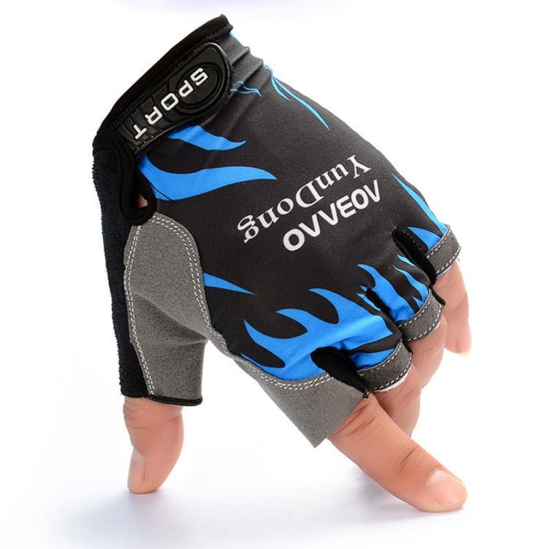 Halbfinger-Fahrradhandschuhe, rutschfest, Gel-Pad, atmungsaktiv, für Motorrad, MTB, Rennrad