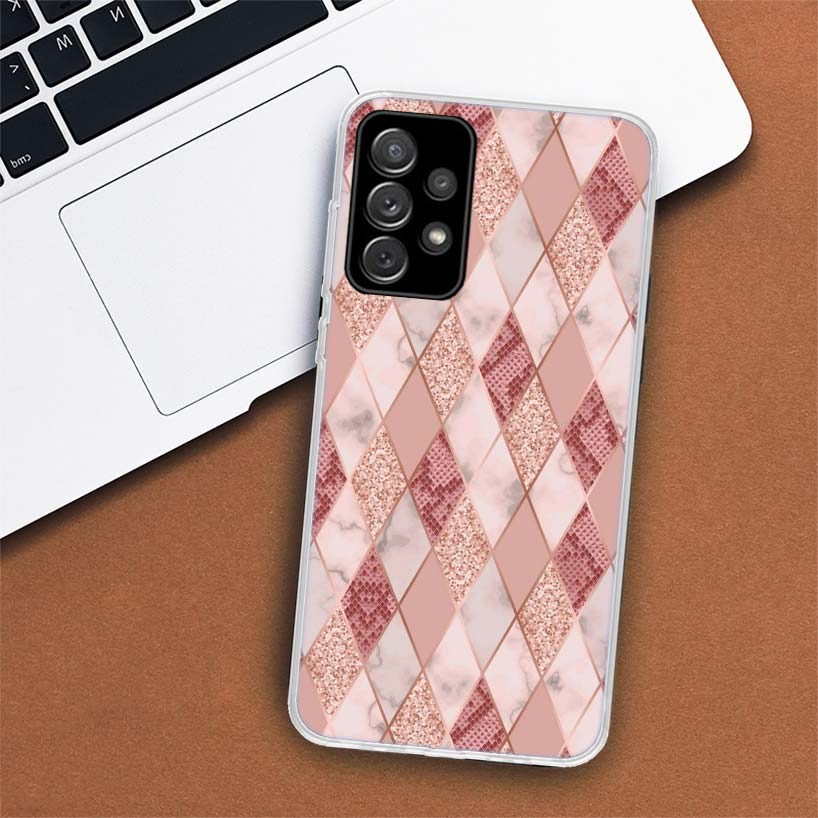 Schöne Rose Bling Bild Telefon Fall Für Samsung Galaxy A55 A54 A53 A52 A15 A14 A13 A12 A35 A34 A33 A32 a25 A24 A23 A22 A04S