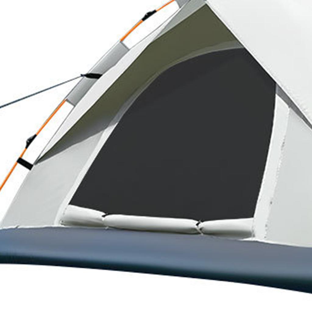 Fully Automatic Tent Glass Fiber Oxford Cloth Two Doors Fine Net Sunscreen Protection Tent for Picnic Camping 3 4 People