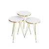 Nesting Table Gold Cream Wire