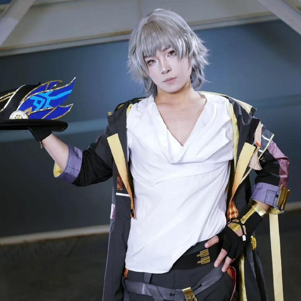 Anime Cosplay Pánský The Trailblazer Caelus Cosplay Kostým Hrdinka Trailblazer Hra na role Kompletní sada pro Comic Con