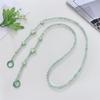 Crossbody Long  Beaded Mobile Phone Hanging Chain Phone Case Lanyard Anti-Loss Rope With Clip Bag Pendants For Iphone