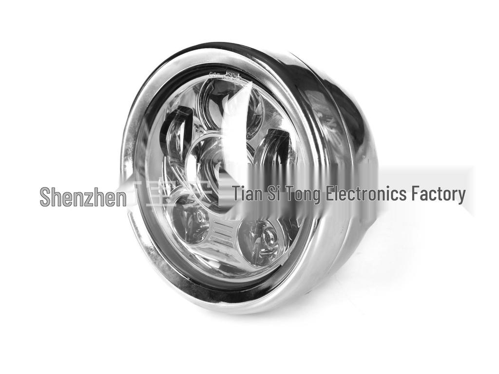 5.75" Harley Motorcycle Headlight Shell – Electroplated Protective Cover