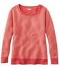 LL Bean Organic Cotton US Fit Size Sea Rose 1000075208 Women's Sweater/Pullover, Regular, L, Pink,