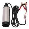 DC 12V Mini Betankungspumpe mit Filter Edelstahl Dieselkraftstoff Förderpumpe 45?50L