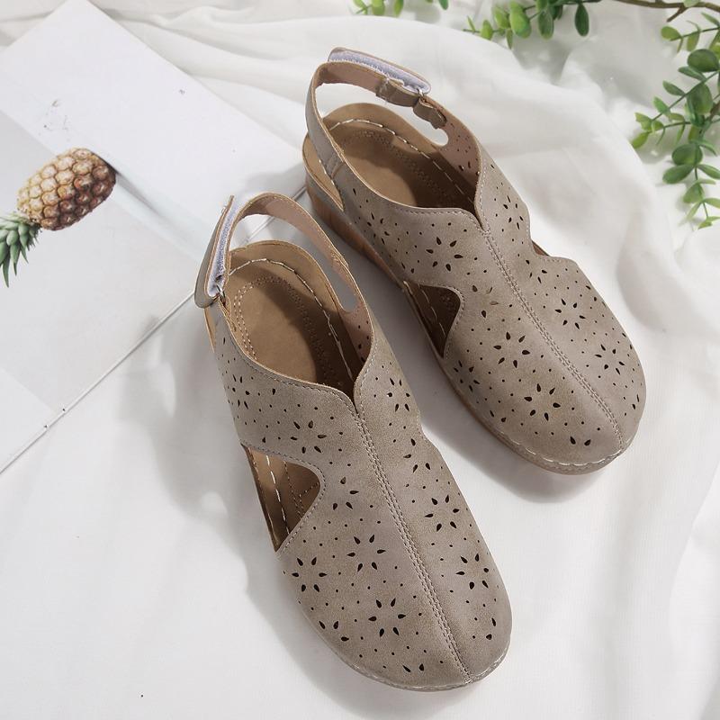 New Style Plus-size Sandals, Breathable Women's Shoes, Laced-up Shoes, Thick-soled Sandals