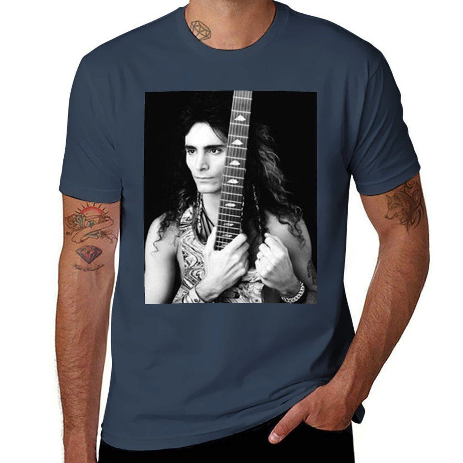 Steve Vai Poster Tshirt Lightweight Sport Basic Tshirt S
