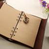 Retro Notebooks & Journals Agenda Binder Sketch Book Leather Soft Cover 14X10Cm Replaceable Kraft Paper Inner Korean Stationery