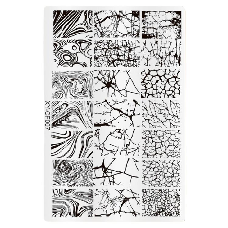 Stainless Steel Nail Stamping Plate Creative And Stylish Nail Art Intricate Nail Design Plate For Fashion Enthusiasts