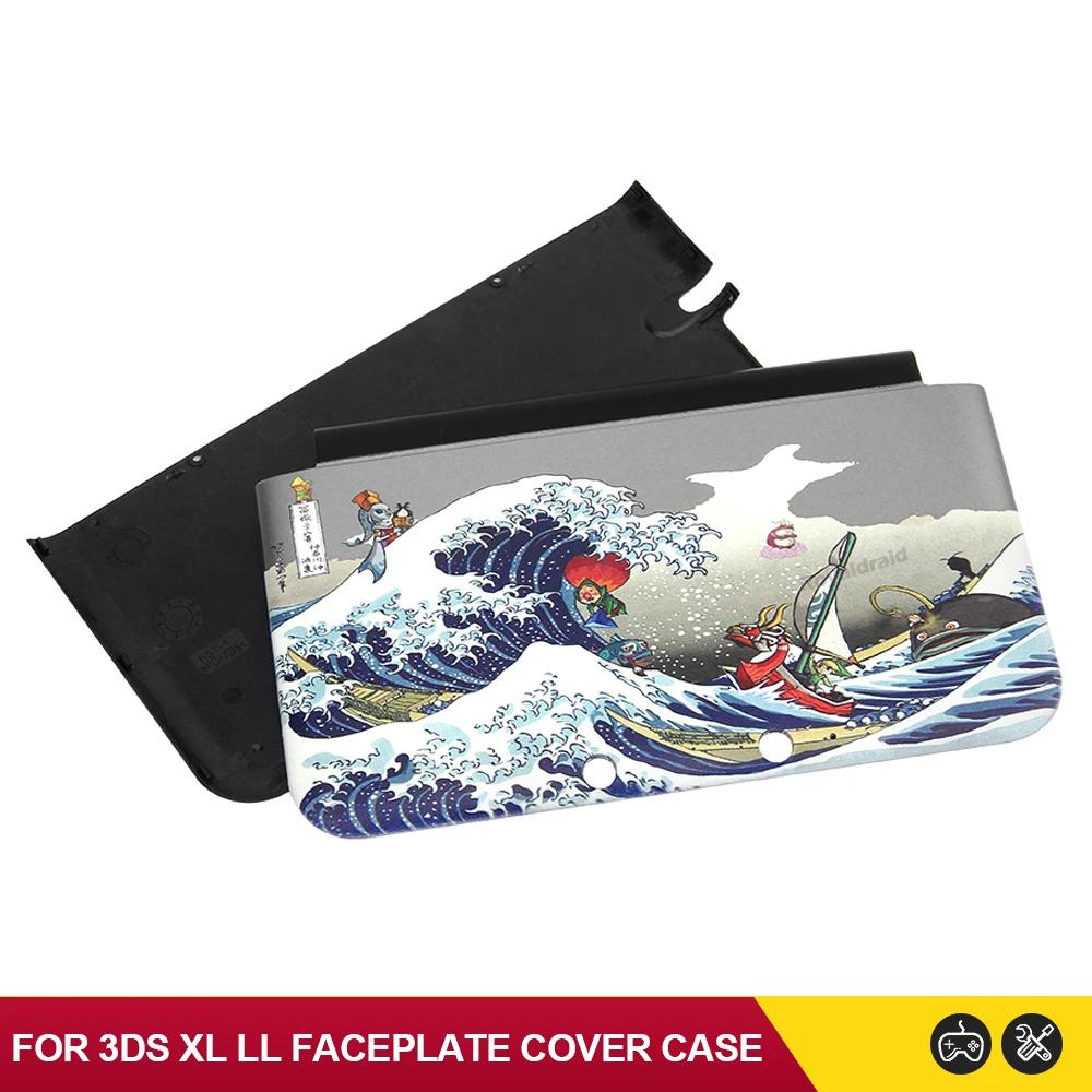 Replacement Faceplate Cover Case For 3DS XL 3DS LL Console Shell Housing Top +Bottom Shell Cover For 3DS XL LL Game Accessories
