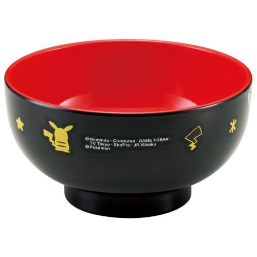 Skater Painted Soup Bowl 250ml Pocket Monster Pikachu Face for Children N6-A