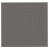 VidaXL Couverture lestée Gris 220x235 cm 15 kg Tissu 350783