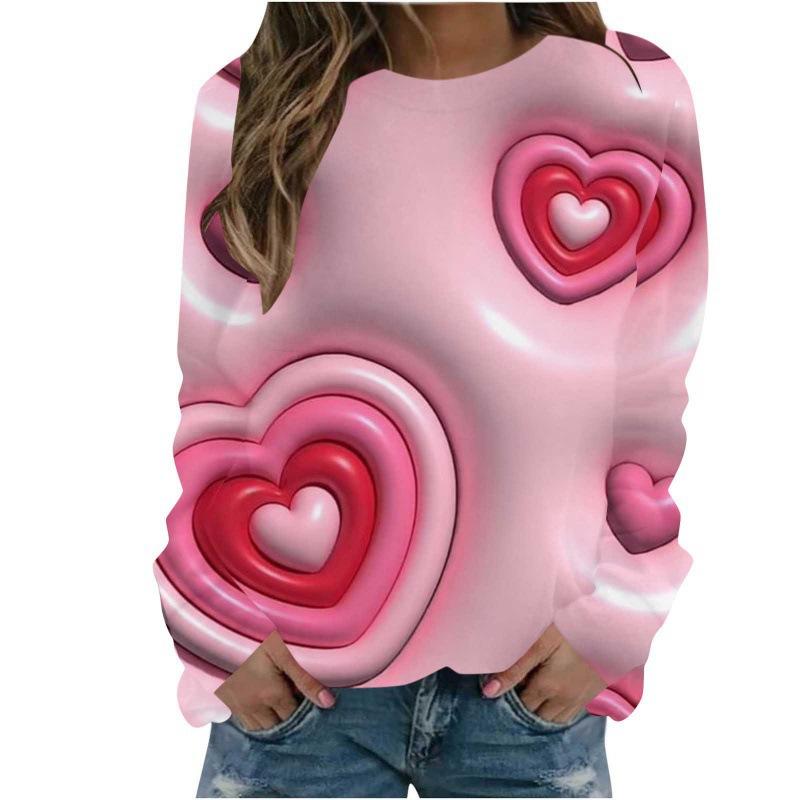 Christmas Sweatshirts Flower Floral 3D Print Women Autumn Fashion Hoodies Streetwear Y2k Pullovers Harajuku Tops Woman Clothing