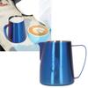 Frothing Pitcher Eagle Spout Prevent Spilling 304 Stainless Steel Frother Cup with Handle for Milk Coffee 420ml