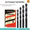 Su Shi HSS Twist Drill Bit for Metal Molds - Straight Shank, High-Speed Steel for Hand Drills & Drill Presses.