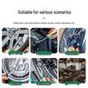Portable Industrial-Grade Chrome-Molybdenum Steel Ratchet Wrench Set - Large, Medium & Small, 72-Tooth