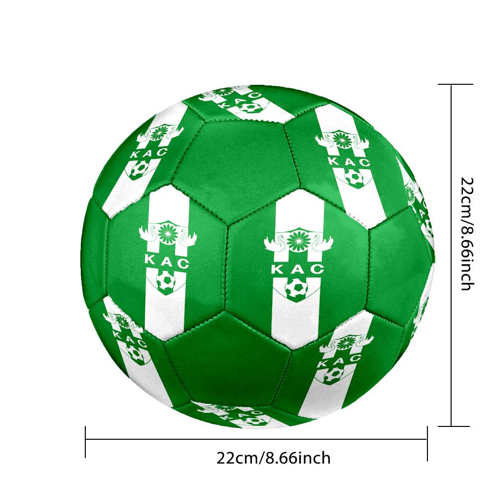 Kenitra Athletic Club Kac Indoor Soccer Ball Colorful All Ages Size 5 Machine Stitched PVC Competition Ready Durable High-Bounce