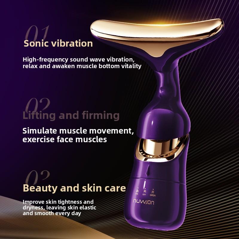 Quadruple Skin Firming Lifting Beauty Instrument, Used with Skin Care Products To Promote Absorption Lifting Introducer