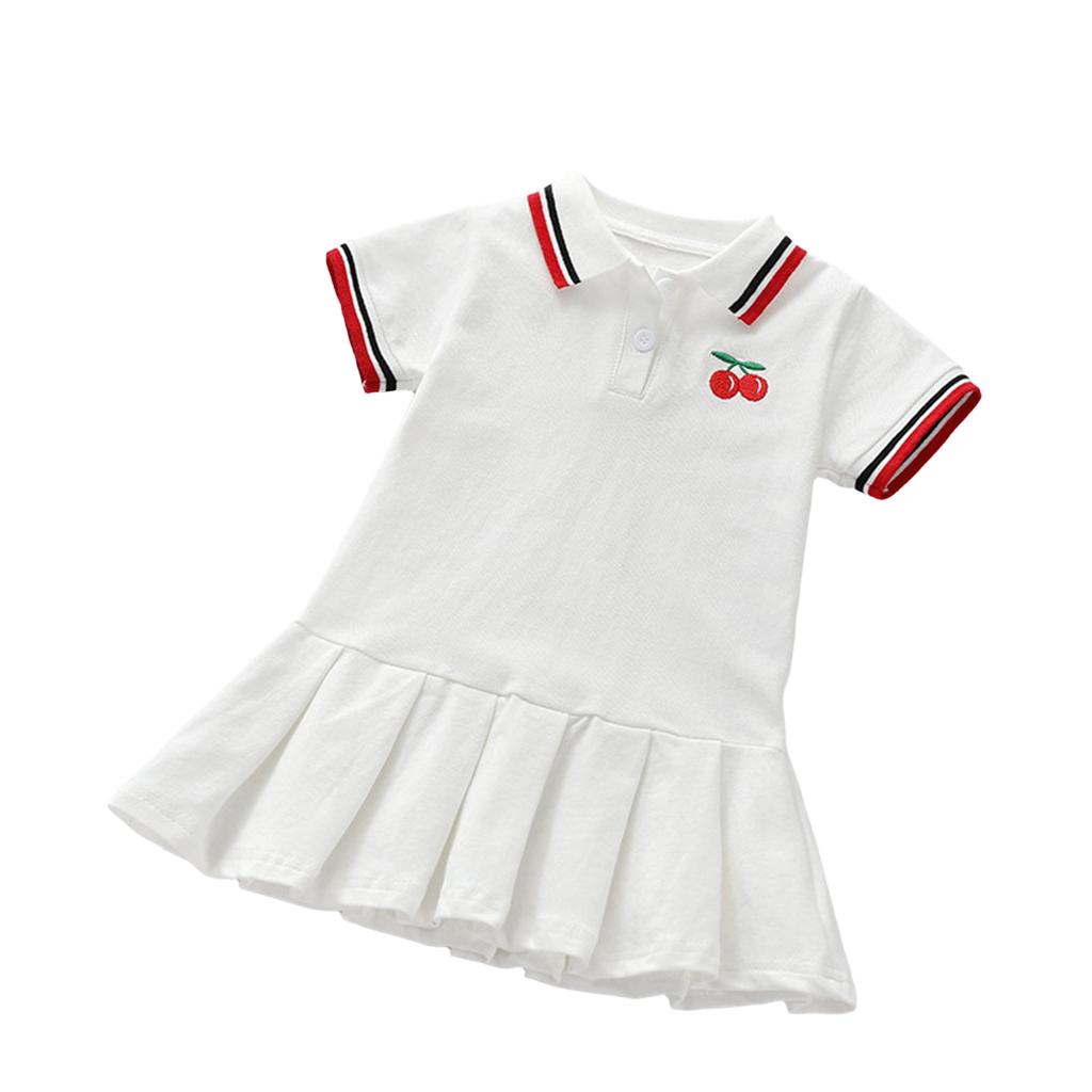 Girls Color Print Casual Dress for Summer Everyday Wear